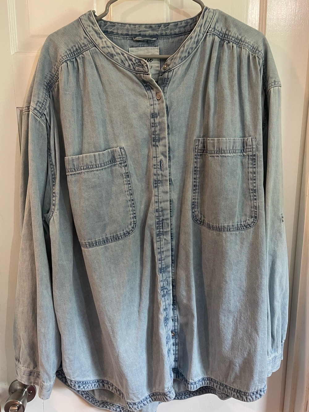 Light Wash Denim Shirt